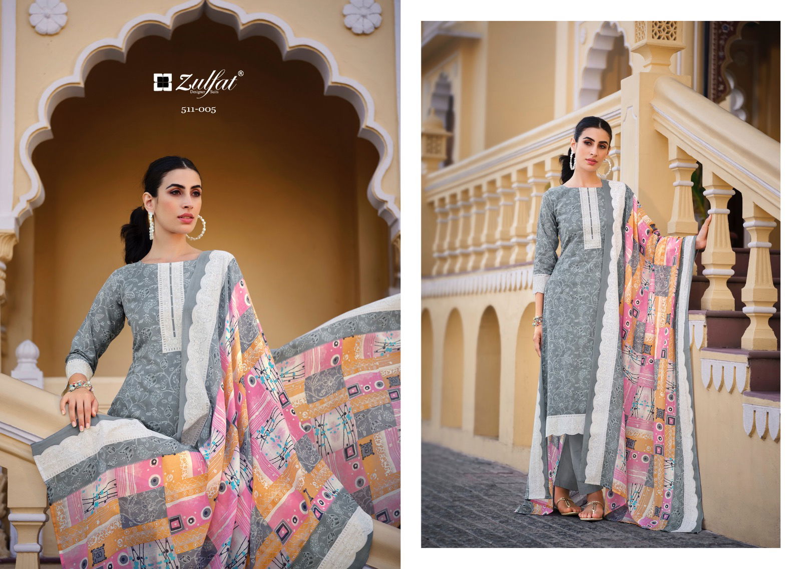 Biba By Zulfat Readymade Printed Suits Catalog